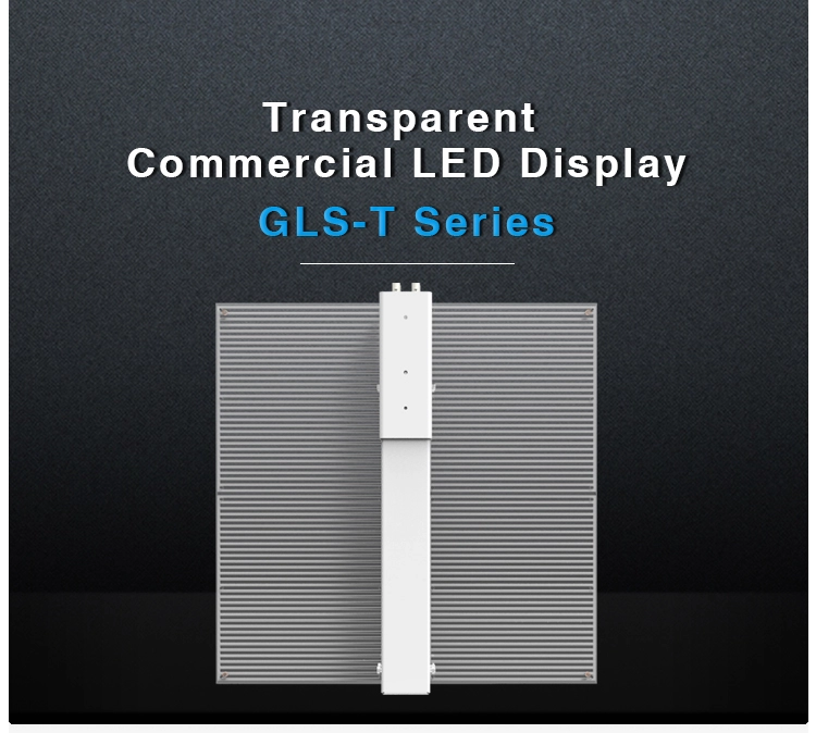 P3.91-7.82 1000X1000 1/8s Transparent LED display die-cast aluminum window screen