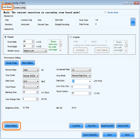 Pag-setup ng control card ng NOVASTAR (i-configure) -nag-synchronize na uri