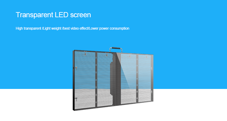 P3.91 HD a todo color publicidad interior transparente pantalla led