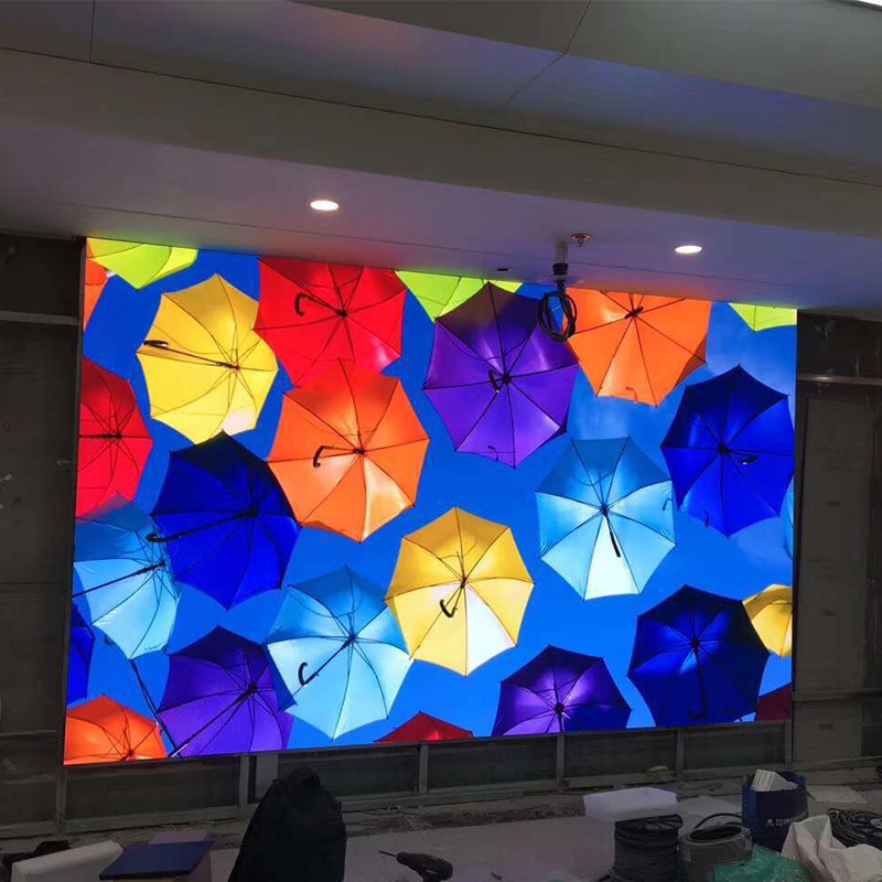 pantalla de visualización led pantalla led p3.91 panel de pared de video led de interior