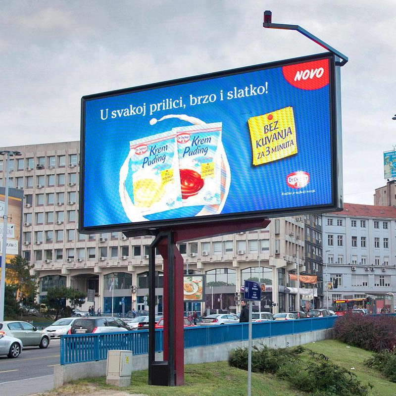 Ang buong kulay na hindi tinatagusan ng tubig Big Advertising Billboard P10 panlabas na LED Display 10mm LED Screen
