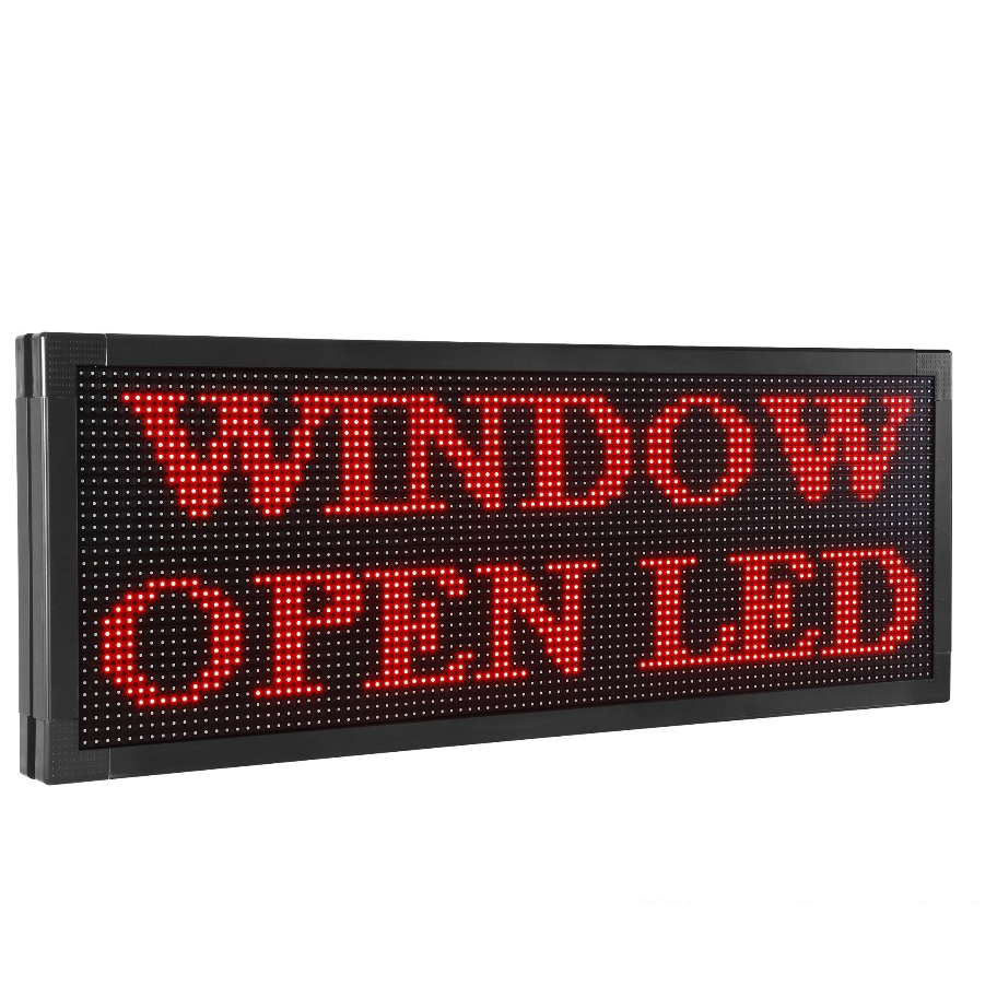 Pantalla LED de alto brillo p10mm Exterior / semi exterior rojo P1