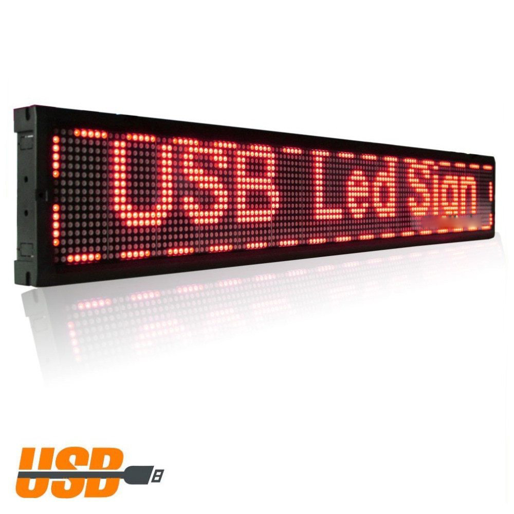 LED ekran visoke svjetline p10mm Vanjski / polu vanjski crveni P1
