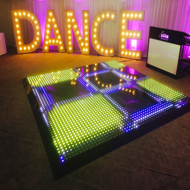 P6.25 LED paljenje pločica noćni klub Disco party Interaktivni osjetljivi zaslon video plesa