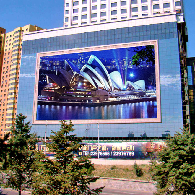 Competitivo impermeable smd p8 pantalla led al aire libre Shenzhen led exterior signo