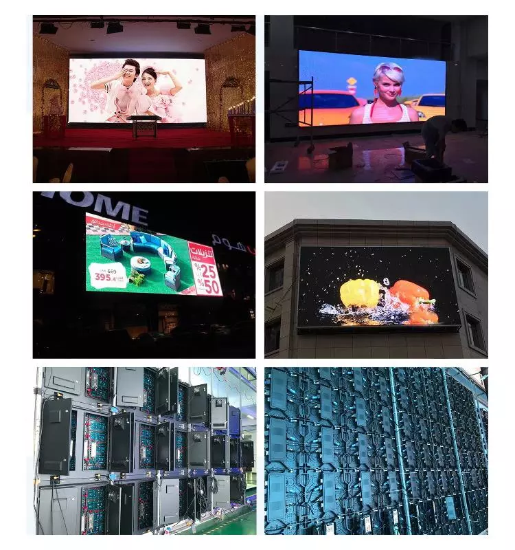 Panel de pantalla de video tv P4 con gran precio flexible grande para alquiler de eventos al aire libre