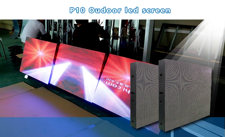 Pinangunahan ng P10 panlabas na kotse sa advertising ang digital sign video wall display screen board panel