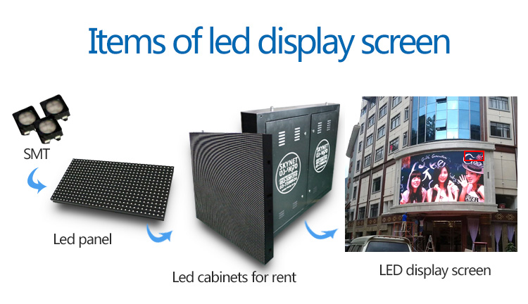 LED modul P5 P10 vanjski za zidnu ploču sa zaslonom za video oglašavanje