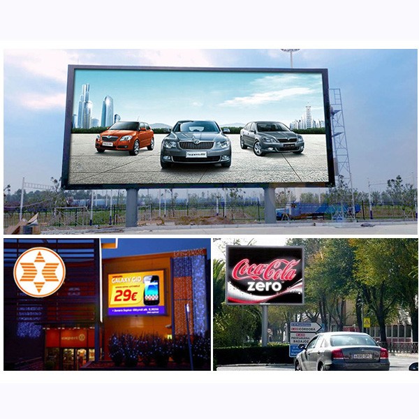 Pantalla LED a todo color P8 de la publicidad al aire libre IP65 para la instalación fija