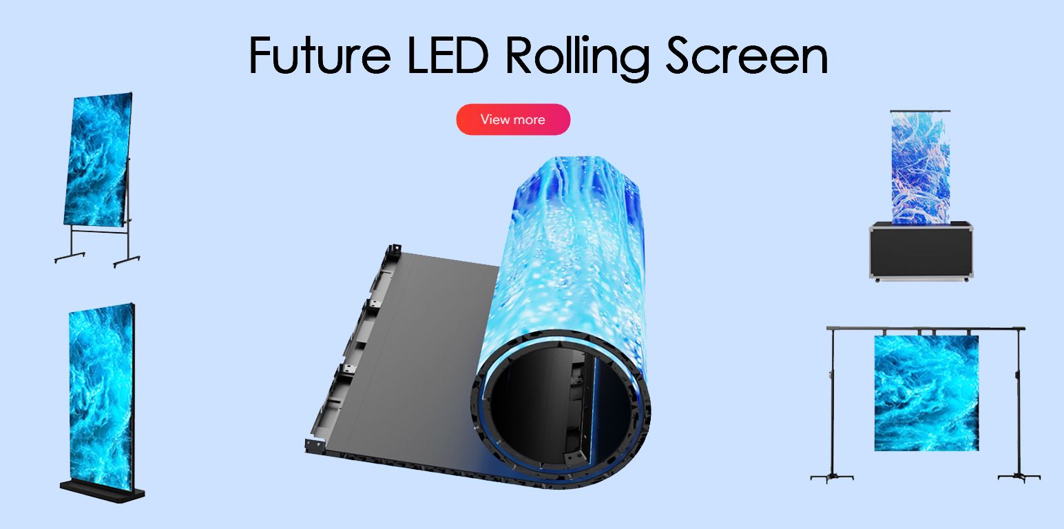 Innovative foldable roll up led displays for dance floor and hanging Innovative foldable roll up led displays for dance floor and hanging