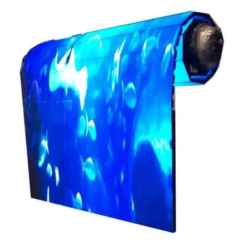 Revolutionary Led roll up gate video dislays